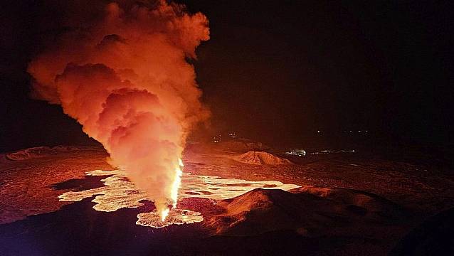 Volcano In South-Western Iceland Erupts For Third Time Since December