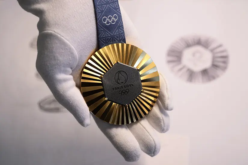 Medals For Paris 2024 Olympics Embedded With Pieces Of Eiffel Tower