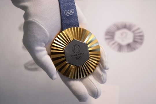 Medals For Paris 2024 Olympics Embedded With Pieces Of Eiffel Tower