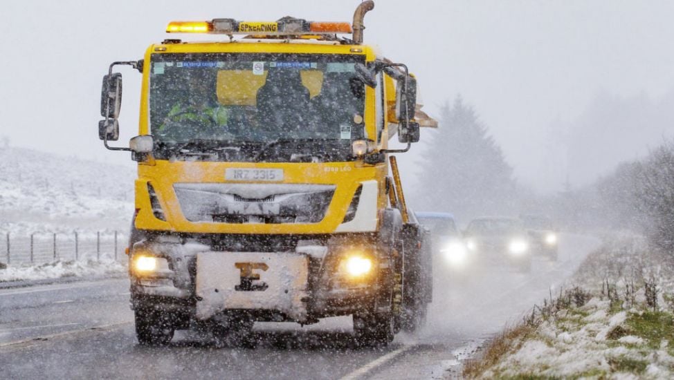 Icy Weather In Northern Ireland Threatens To Disrupt Travel