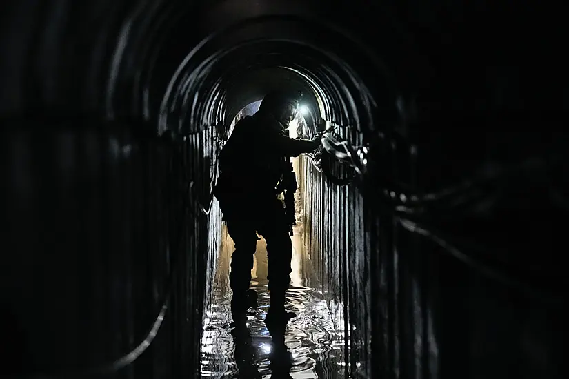 Israel Unveils Tunnels Underneath Gaza City Headquarters Of Un Refugee Agency