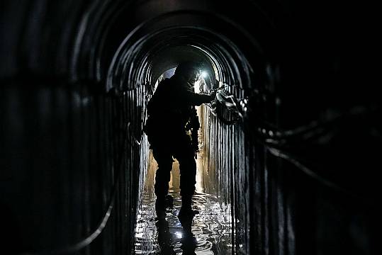 Israel Unveils Tunnels Underneath Gaza City Headquarters Of Un Refugee Agency