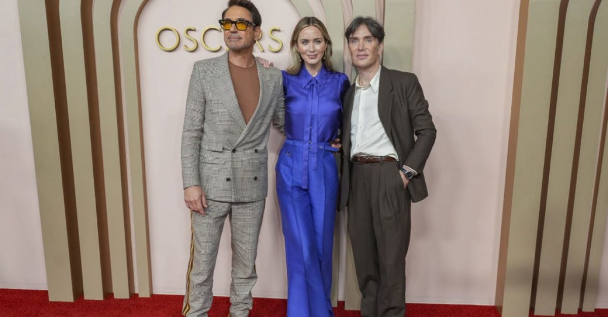 Килиън Мърфи се събира отново с колегите си от Опенхаймър на обяда на номинираните за Оскар