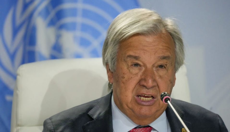 Un Chief Warns Climate Chaos And Food Crises Are Threatening Peace