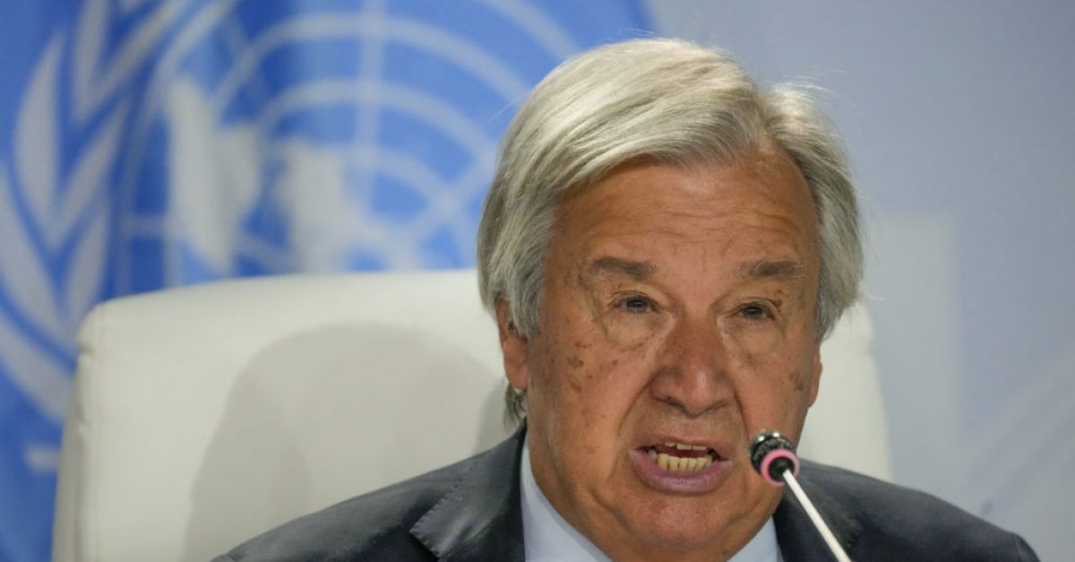 Ръководителят на ООН предупреди че климатичният хаос и хранителните кризи