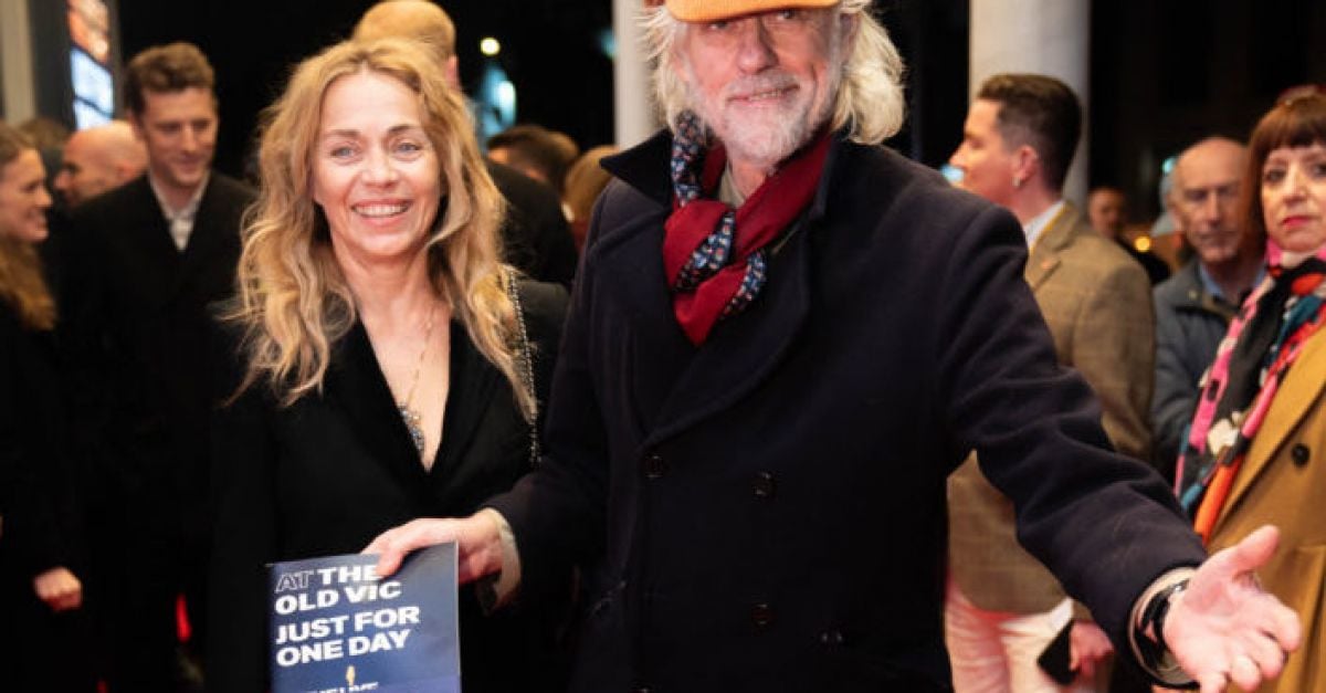 Bob Geldof assiste à un gala de presse rempli de célébrités pour une comédie musicale inspirée de Live Aid