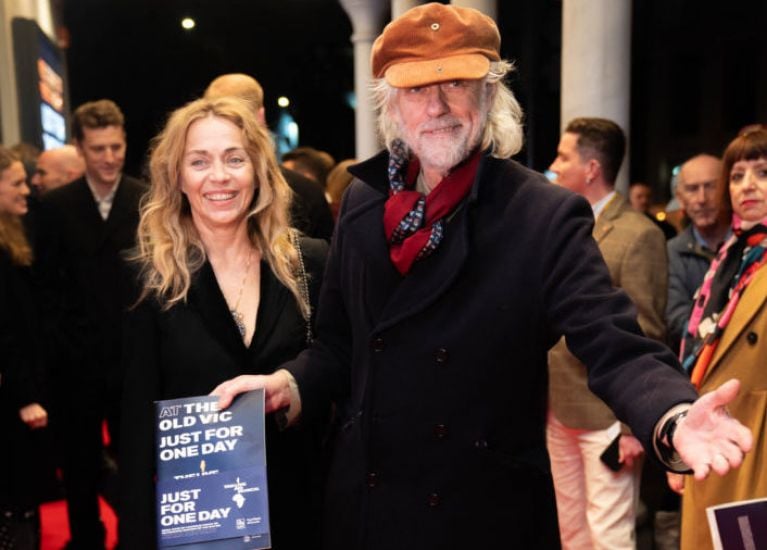Bob Geldof Attends Celebrity-Packed Press Night For Live Aid-Inspired Musical