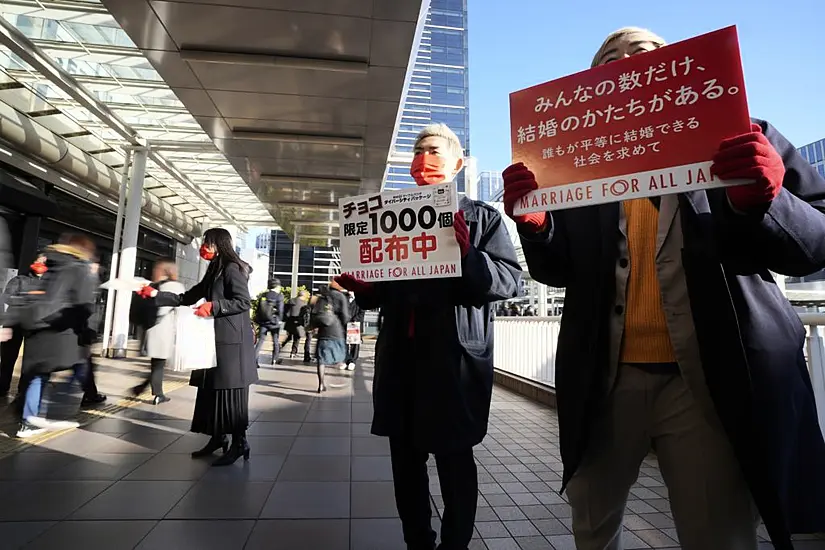 Lgbtq+ Activists In Japan Demand Marriage Equality For Same-Sex Couples