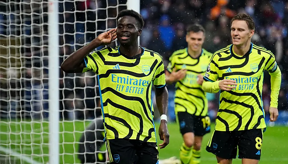 Bukayo Saka At The Double As Five-Star Arsenal Hammer Burnley