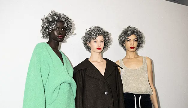 ‘Granny Chic’ And Grey Hair At Jw Anderson’s London Fashion Week Show