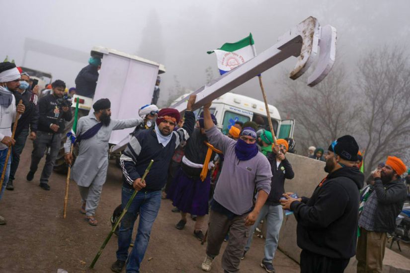 Man Dies As Clashes Erupt Between Police And Protesting Farmers In India