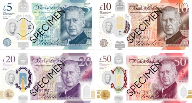 King Charles Banknotes To Enter Circulation In Uk On June 5Th
