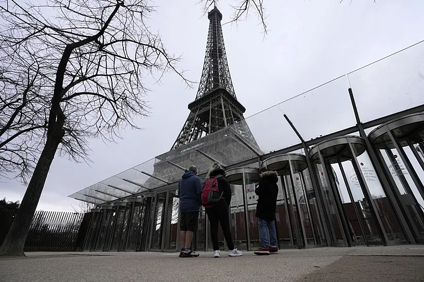 Striking Workers Close Down Eiffel Tower For Third Day Ahead Of Paris Olympics