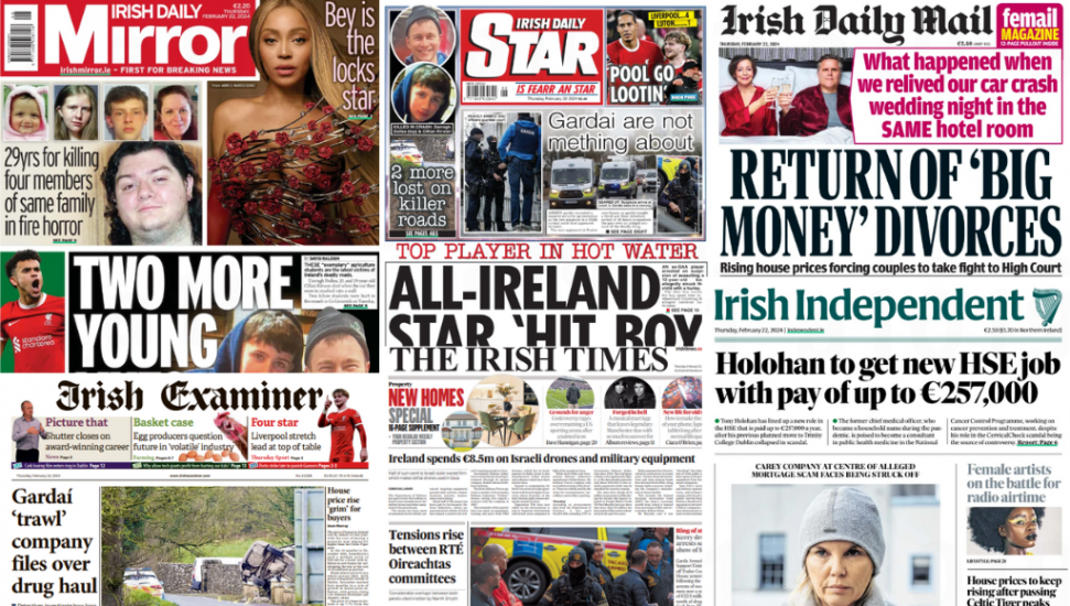 What The Papers Say: Thursday's Front Pages