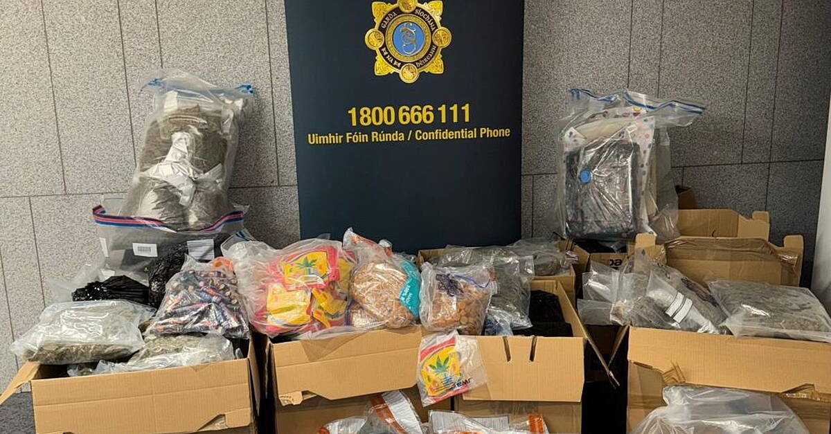 Drugs seized in Dublin worth estimated €3m