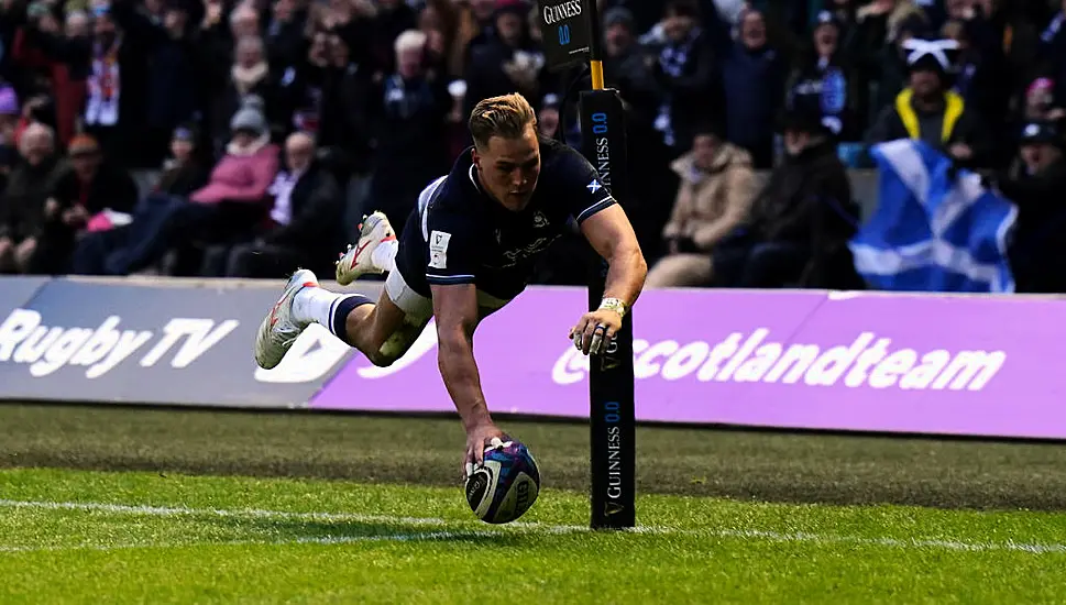 Duhan Van Der Merwe Scores Hat-Trick As Scotland Strengthen Grip On Calcutta Cup