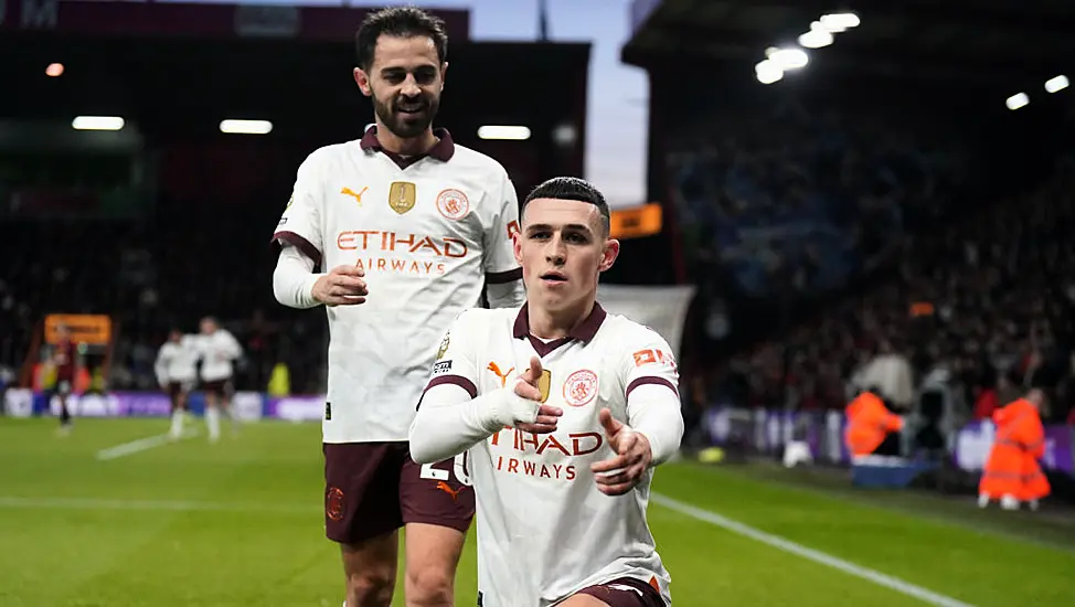 Phil Foden Effort Enough As Man City Close Gap On Liverpool With Bournemouth Win