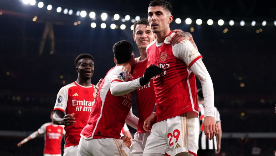 Arsenal Maintain Premier League Title Charge With Demolition Of Newcastle