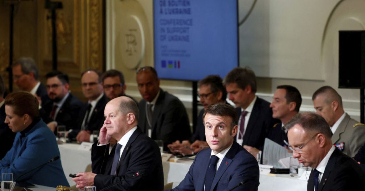 Френският президент Еманюел Макрон каза в понеделник че разполагането на