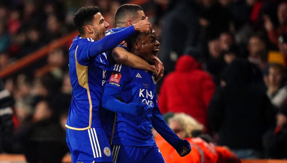 Championship Leaders Leicester Stun Bournemouth To Reach Fa Cup Quarter-Finals