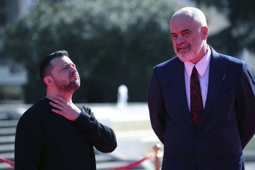 Zelensky Co-Hosts Summit In Albania Seeking More War Support