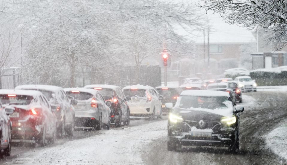 Snow Hits Parts Of Ireland On First Day Of Spring As Met Éireann Issues Ice Warnings