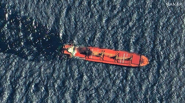 Ship Sinks In Red Sea Days After Houthi Attack