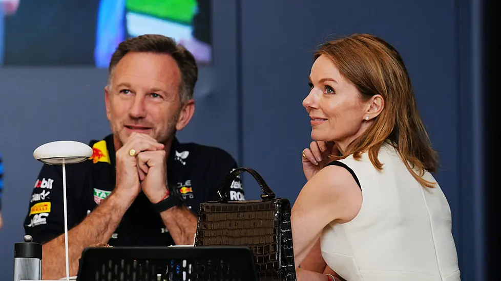 Geri And Christian Horner Put On United Front Ahead Of Bahrain Grand Prix