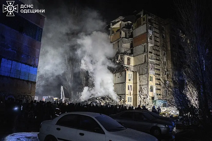 Death Toll Rises After Block Of Flats Destroyed In Russian Attack