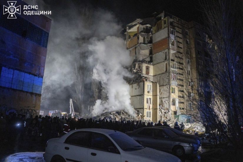 Death Toll Rises After Block Of Flats Destroyed In Russian Attack