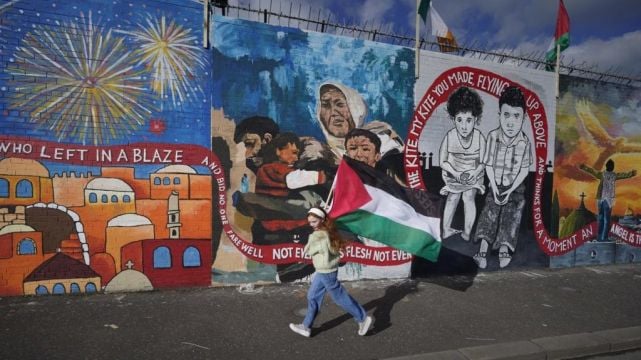 Murals By Gazan Artists Recreated On Belfast Wall In Show Of Solidarity