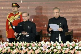 Shehbaz Sharif Sworn In As Pakistan’s New Prime Minister