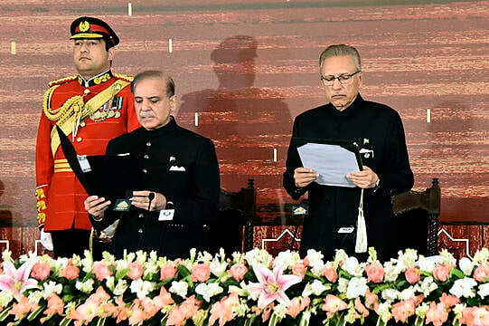 Shehbaz Sharif Sworn In As Pakistan’s New Prime Minister