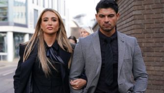 Georgia Harrison Supported By Anton Danyluk At Stephen Bear Court Hearing