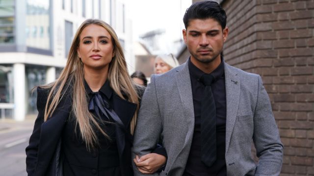 Georgia Harrison Supported By Anton Danyluk At Stephen Bear Court Hearing