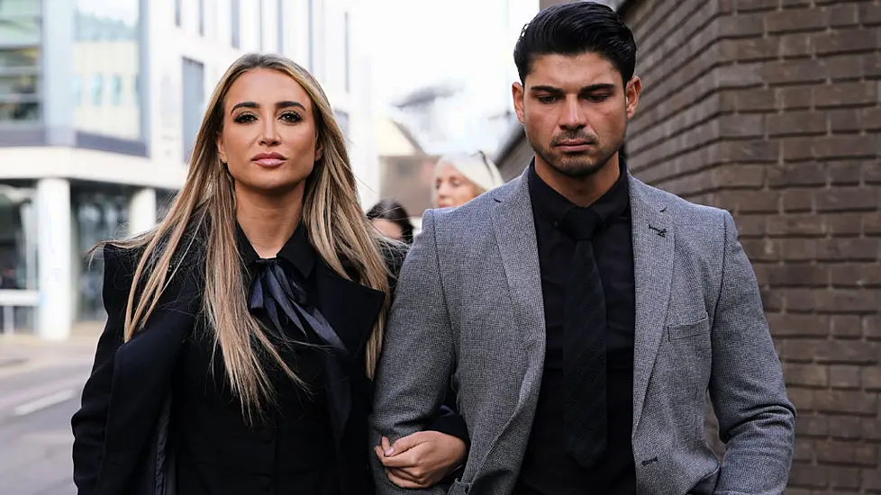 Georgia Harrison Supported By Anton Danyluk At Stephen Bear Court Hearing