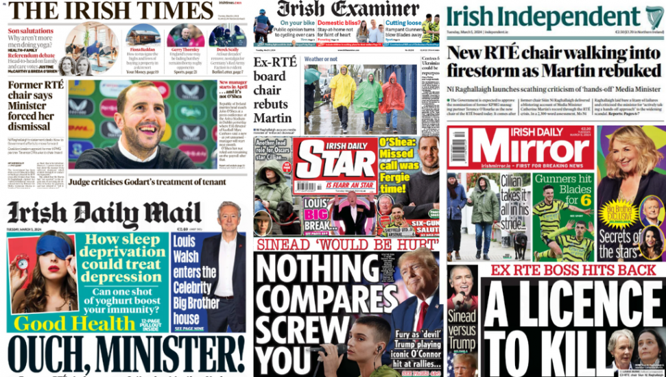 What The Papers Say: Tuesday's Front Pages
