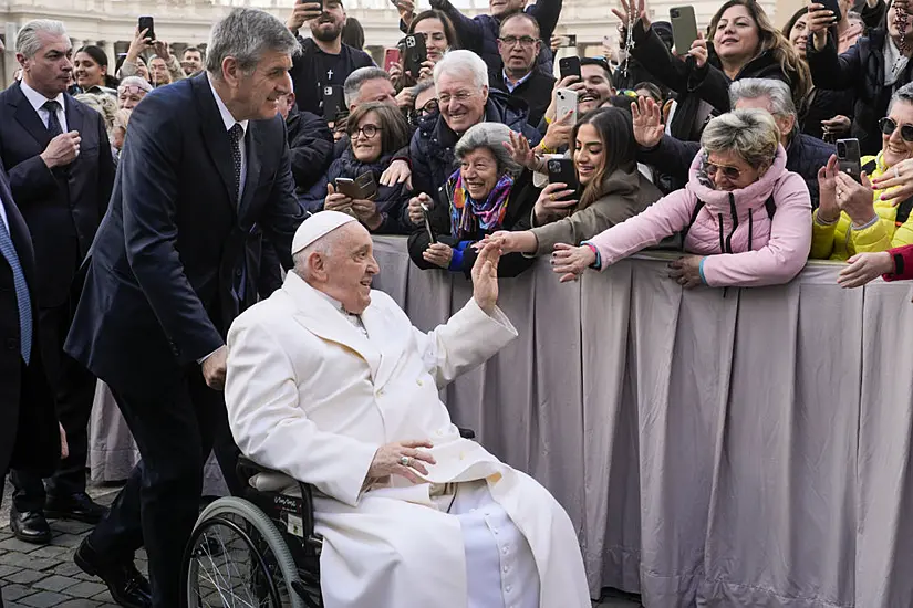 Pope Struggles To Climb Steps Amid Respiratory And Mobility Problems