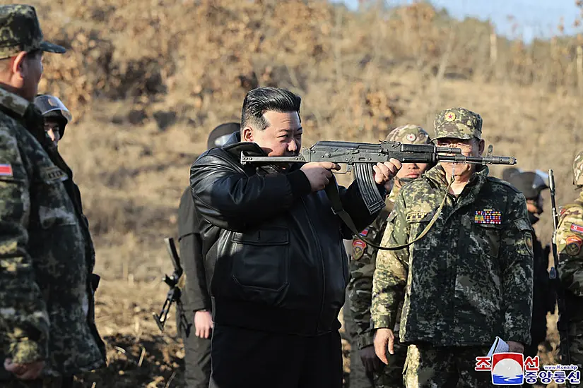 Kim Jong Un Calls For Strong Fighting Capabilities