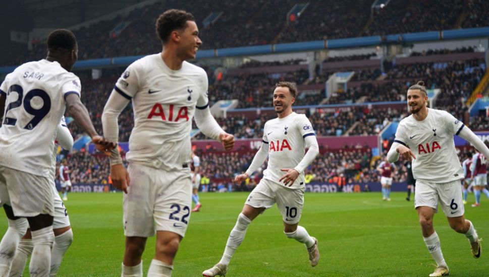 Tottenham Rout Aston Villa As John Mcginn Sees Red