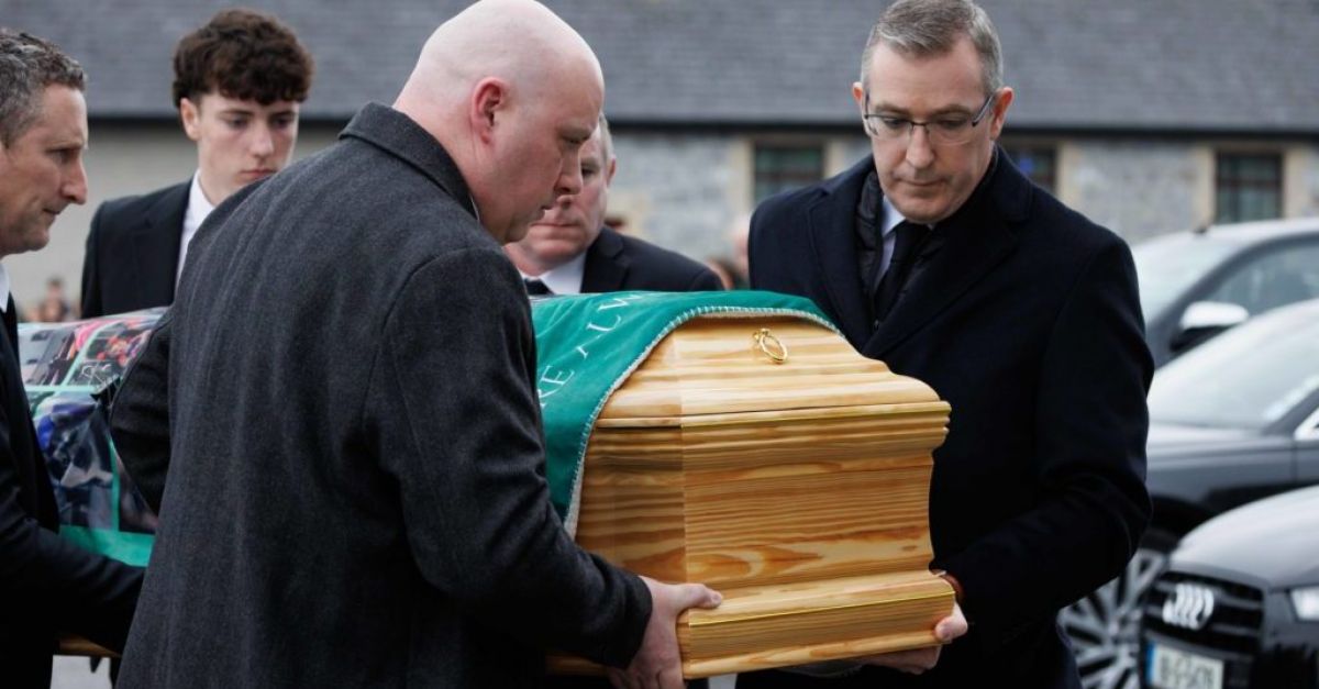 В сърцата ни има огромна празнота, казва на погребението майката на Saoirse Ruane