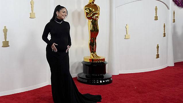 Vanessa Hudgens Debuts Surprise Pregnancy At 2024 Oscars