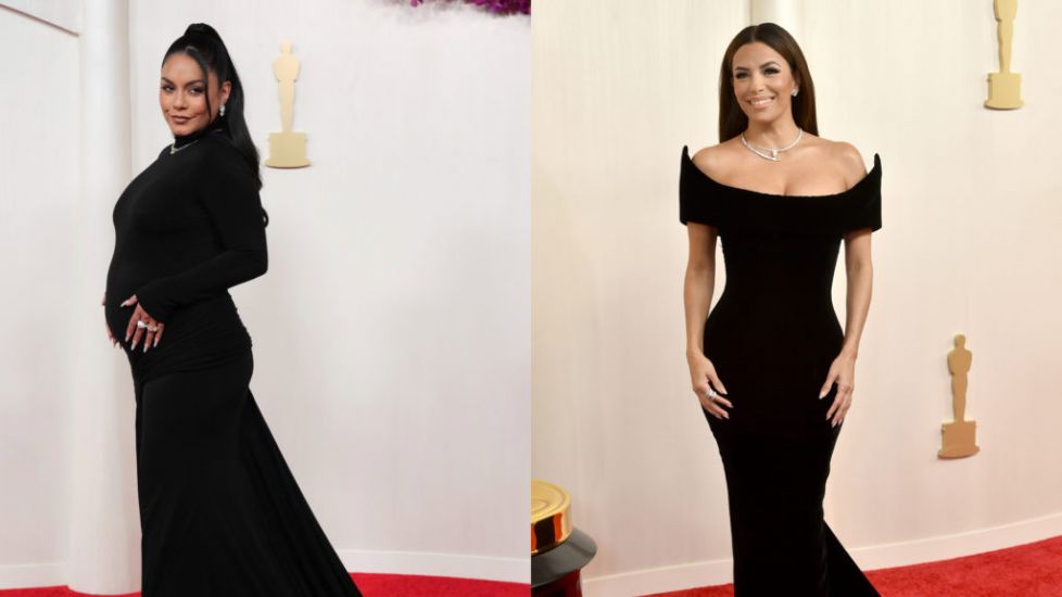 Vanessa Hudgens And Eva Longoria Set An Early All-Black Trend At The Oscars
