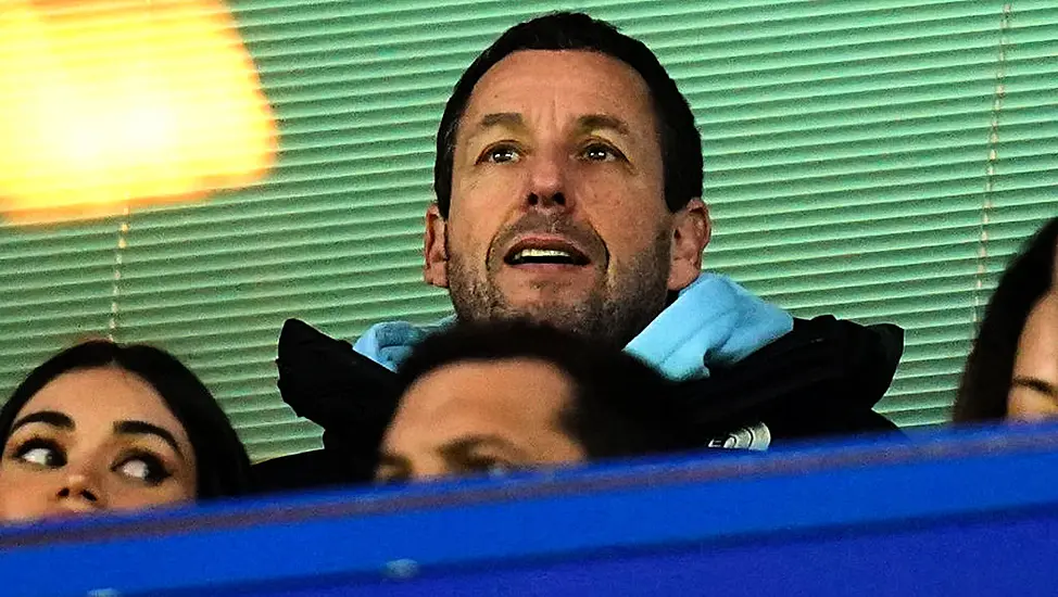 Adam Sandler Spotted At Stamford Bridge Cheering On Chelsea