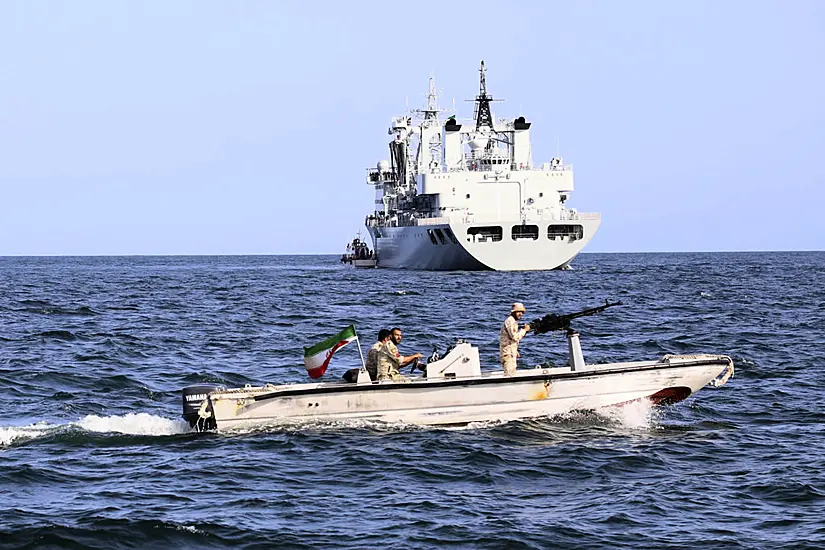 Iran, Russia And China Show Off Ships In Joint Naval Drill In Gulf Of Oman