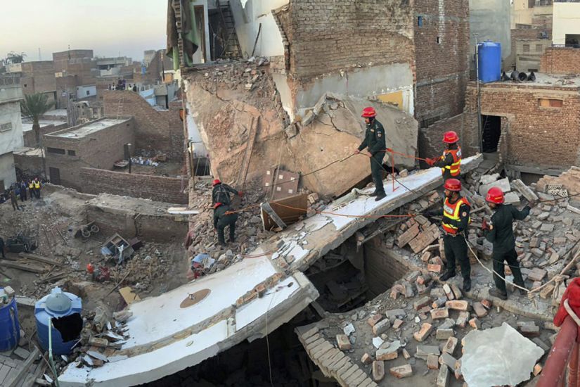 Building Collapses In Central Pakistan Killing At Least Nine People