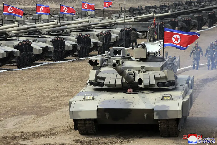 North Korea’s Kim Test Drives New Tank And Orders Troops To Prepare For War