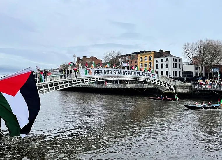 Protest Against Irish Politicians’ Participation In Us St Patrick’s Day Ceremony