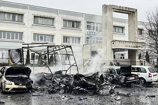 Russian Officials Say Ukrainian Shelling Leaves Two People Dead In Border City