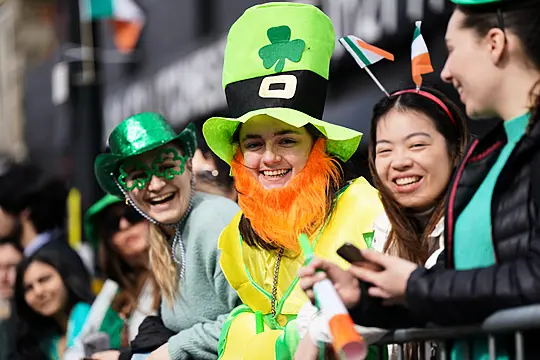 In Pictures: Thousands Turn Out For St Patrick’s Day Parades Around The World